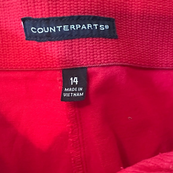 Counterparts Women's Red Ankle Pants - Picture 3 of 5